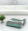 Green Modern Checks 210 GSM 100% Cotton Bath Towel