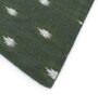 Green Moroccan and Tribal Wool and Viscose 6'6 ft X 9'10 ft Flat Weaves
