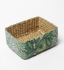 Green Natural Fibre Hamper Fruit Basket