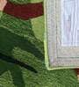 Green Nursery Wool 3 ft x 5 ft Hand tufted Carpet