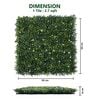 Blossom White & Green Nylon Decorative 20X20 Inches Artificial Grass