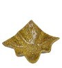 Green Organic Missing Ceramic Serving Bowl