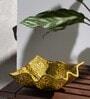 Green Organic Missing Ceramic Serving Bowl