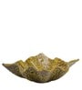 Green Organic Missing Ceramic Serving Bowl
