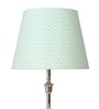 Aqua Chevrons 40cm Straight Empire Paper  Lampshade (Green)