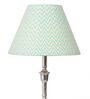 Aqua Chevrons 30cm Empire Paper  Lampshade (Green)