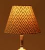 Aqua Chevrons 20cm Empire Paper  Lampshade (Green)
