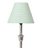 Aqua Chevrons 20cm Empire Paper  Lampshade (Green)