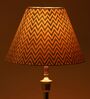 Aqua Chevrons 30cm Empire Paper  Lampshade (Green)