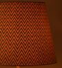 Aqua Chevrons 40cm Straight Empire Paper  Lampshade (Green)