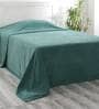 Green Solid 110 TC Cotton Single Bed Cover
