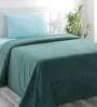 Green Solid 110 TC Cotton Single Bed Cover