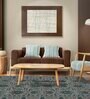 Green Persian Bamboo Silk 4 ft x 6 ft Hand Tufted Carpet