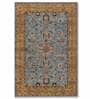 Green Persian Woolen Blend 6 x 9 Feet Hand Tufted Carpet