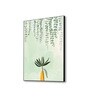 Green Plant In Yellow Vase Canvas Wall Art Print
