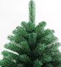 Green Plastic 1 Feet Christmas Tree With Stand