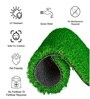 Green Plastic 18x30 Inches Pet Friendly Balcony Grass Mat