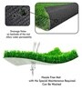 Green Plastic 18x30 Inches Pet Friendly Balcony Grass Mat