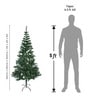 Green Plastic 5 Feet Artificial Xmas Tree With Metal Stand