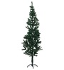 Green Plastic 5 Feet Artificial Xmas Tree With Ornaments