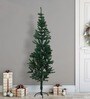 Green Plastic 6 Feet Artificial Xmas Tree With Ornaments