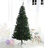 Green Plastic 6 Feet Artificial Xmas Tree With Ornaments