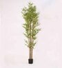 Plastic Abys Green Bamboo With Pot Artificial Plant