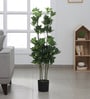 Green Plastic Artificial Plant With Pot