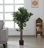 Green Plastic Artificial Plant With Pot