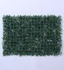Green Plastic Artificial PVC Eucalyptus Green Tiles (Set of 2)