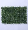 Green Plastic Artificial PVC Eucalyptus Green Tiles (Set of 2)