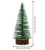 Green Plastic Christmas Tree (Set of 3)