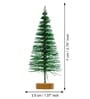 Green Christmas Trees (Set of 6)