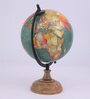 Green Plastic Yonko Geographical Map Table Globe