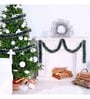 Green Plastic Snow Christmas Garland