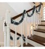 Green Plastic Snow Christmas Garland