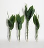 Plastic Green Spathe Artifical Without Pot Artificial Plants