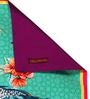 Ixia (12x18) Green & Orange Poly Cotton (Set of 6) Table Linen Set