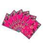 Dulcie (12x18) Blue & Pink Poly Cotton (Set of 6) Table Linen Set