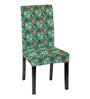 Green Polycotton Printed 14x18 Inches Chair Covers  (1 piece)