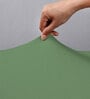 Green Polycotton Solid 14x18 Inches Chair Covers (Pack of 6)