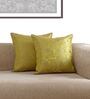 Polyester Traditional Pattern 16x16 Inch Cushion Covers (Set Of 2)