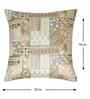 Green Polyester Abstract 16X16 Inches Cushion Covers (Pack of 2)