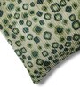 Green Polyester Abstract 16x16 inches Cushion Cover