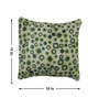 Green Polyester Abstract 18x18 inches Cushion Cover