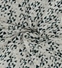 Green Polyester Abstract 7ft Room Darkening Eyelet Door Curtains (2 Pc)