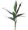 Green Polyester Artificial Bamboo Stick Plant Without Pot