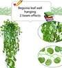 Polyester Green Begonia Creeper Without Pot Artificial Plants