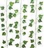 Polyester Green Begonia Garland Creeper Without Pot Artificial Plants