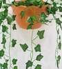Polyester Green Begonia Garland Creeper Without Pot Artificial Plants